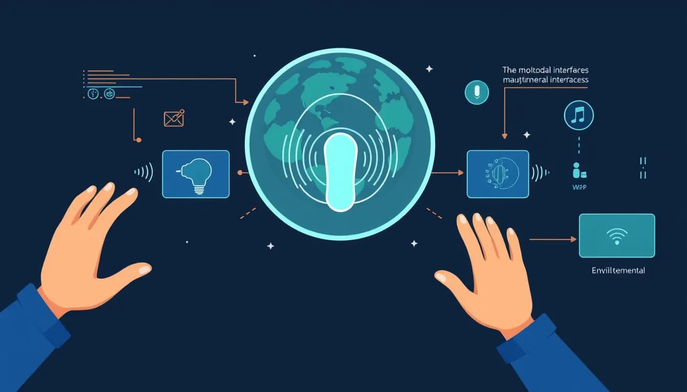 Future voice input technology illustration