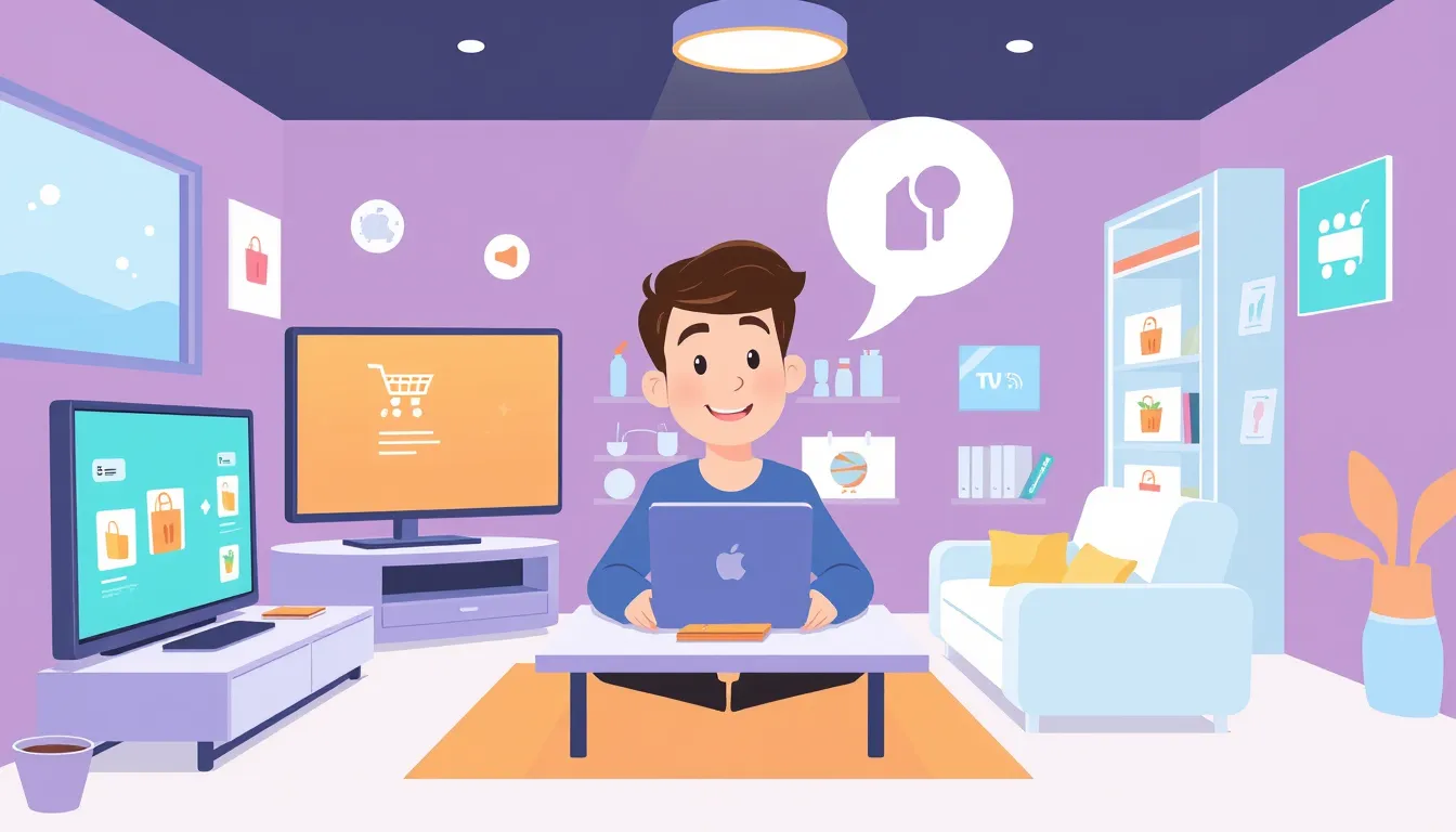 Smart home setup with voice shopping capabilities