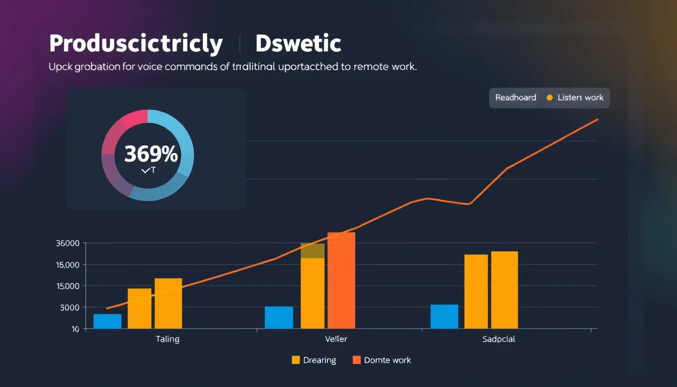 Productivity metrics comparing traditional and voice-enabled remote work