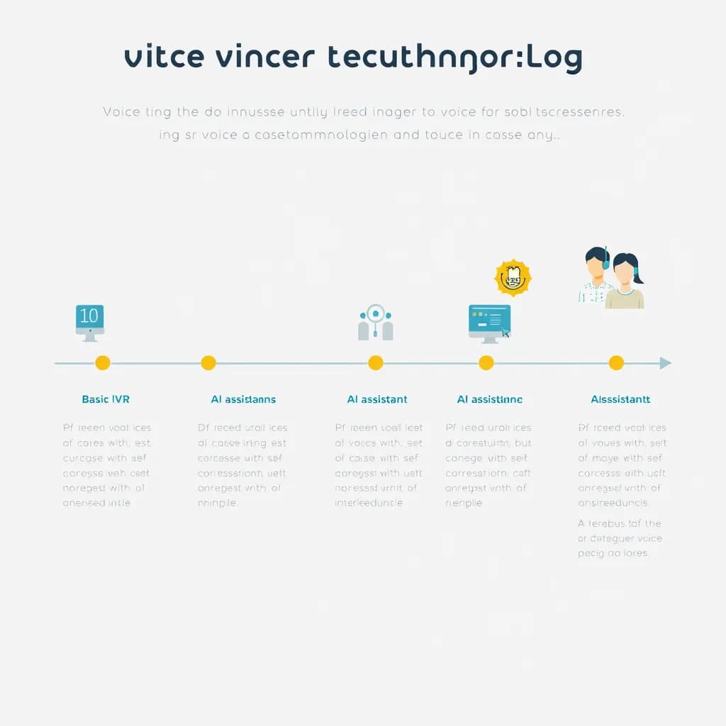 Evolution of voice technology in customer service from basic IVR to AI assistants