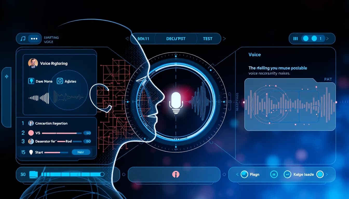 Visualization of personalized voice technology adapting to individual user