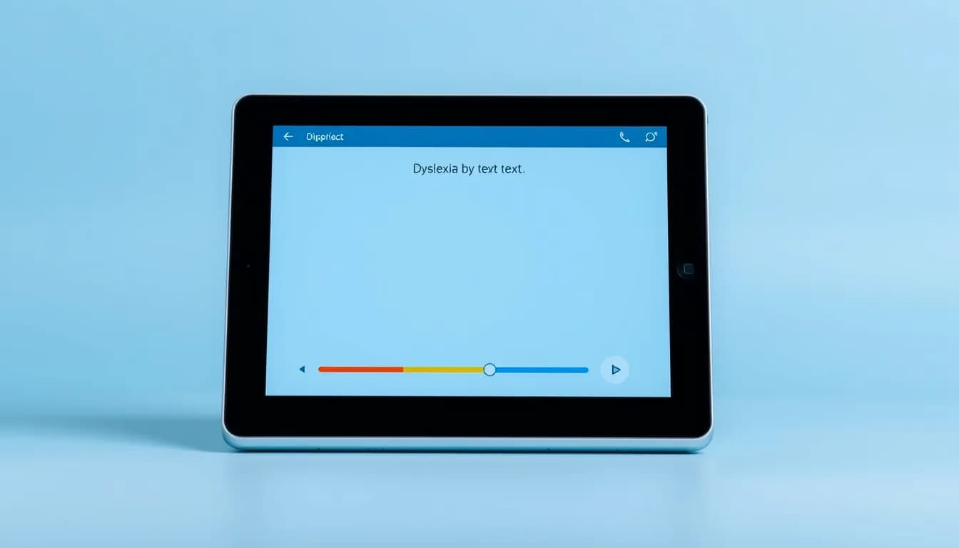 Dyslexia support technology demonstration