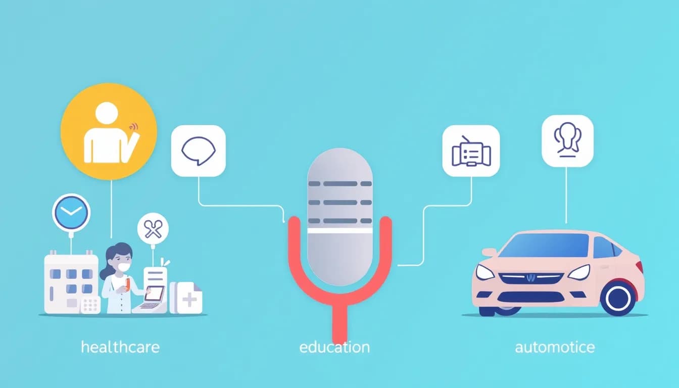 Voice technology applications across different industries